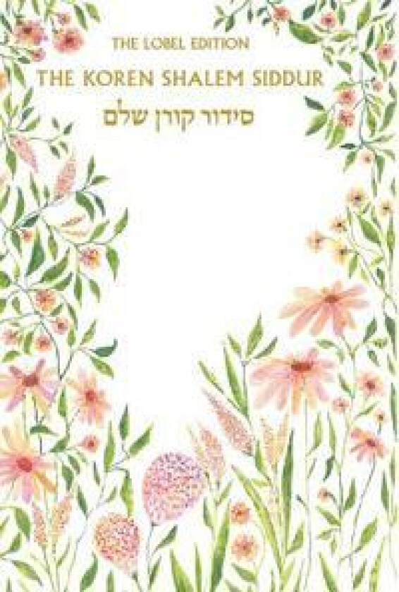 Koren Shalem Siddur with Tabs, Compact Hc, Floral