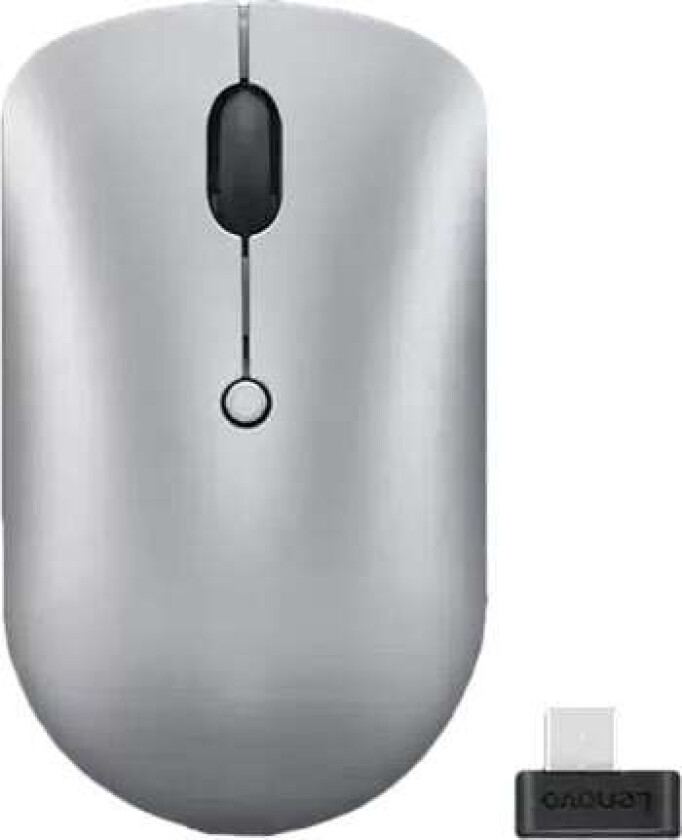 - mouse - compact - 2.4 GHz - cloud grey - Mus - Optisk - 4 - Grå