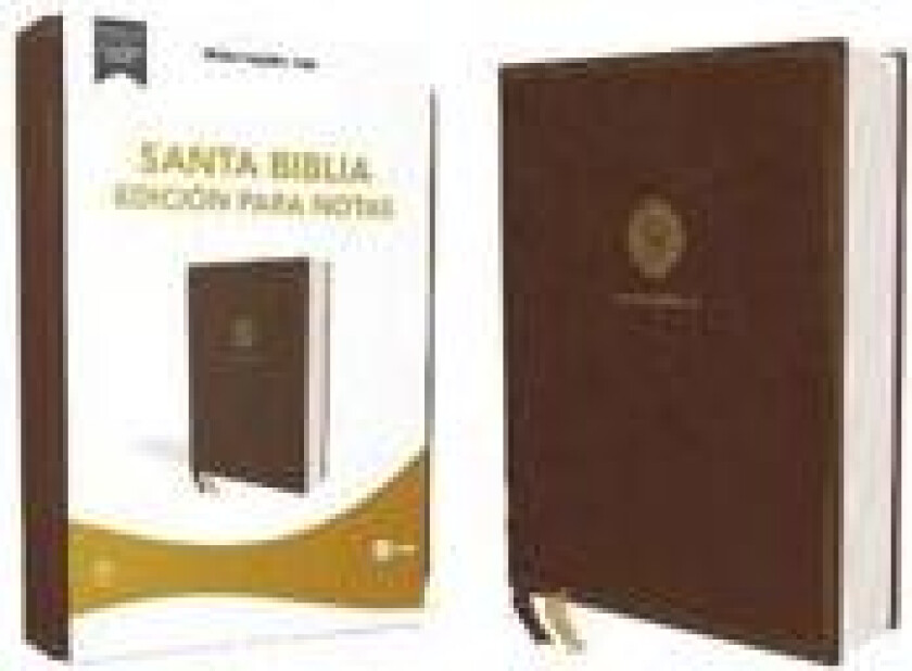 Reina Valera 1960 Santa Biblia Edición para Notas, Leathersoft, Café, Letra Roja