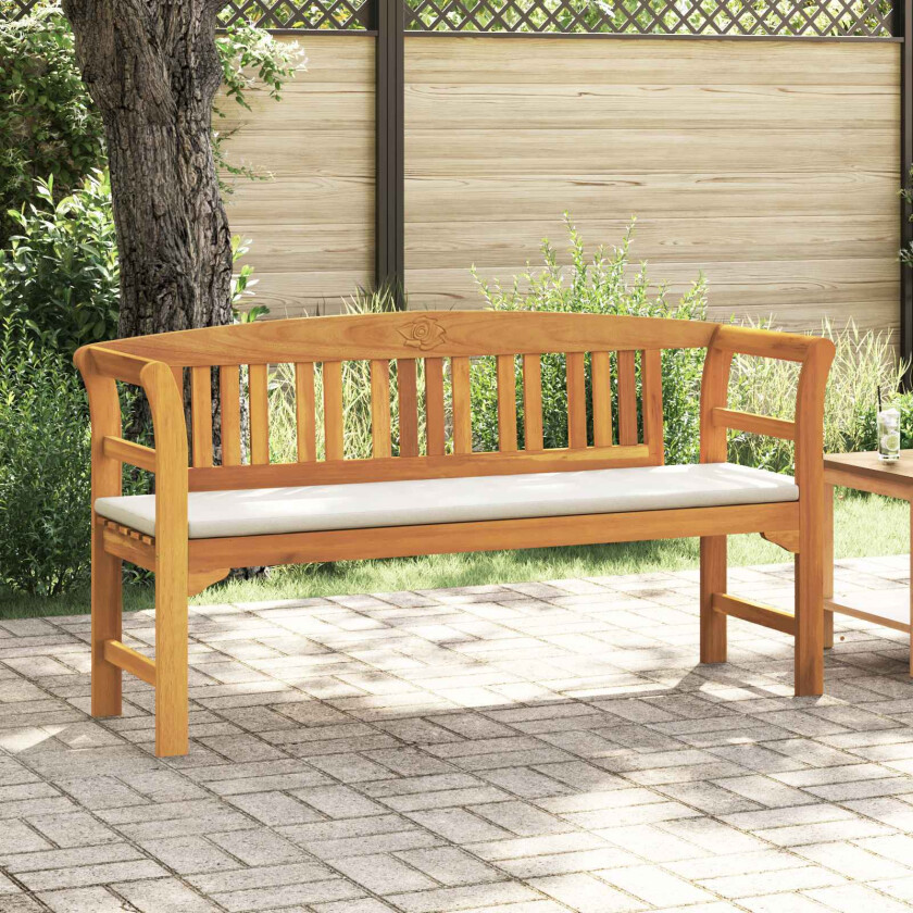 benk Naturlig Olje Finishing 157 x 46 x 82,5 cm Solid akasietre