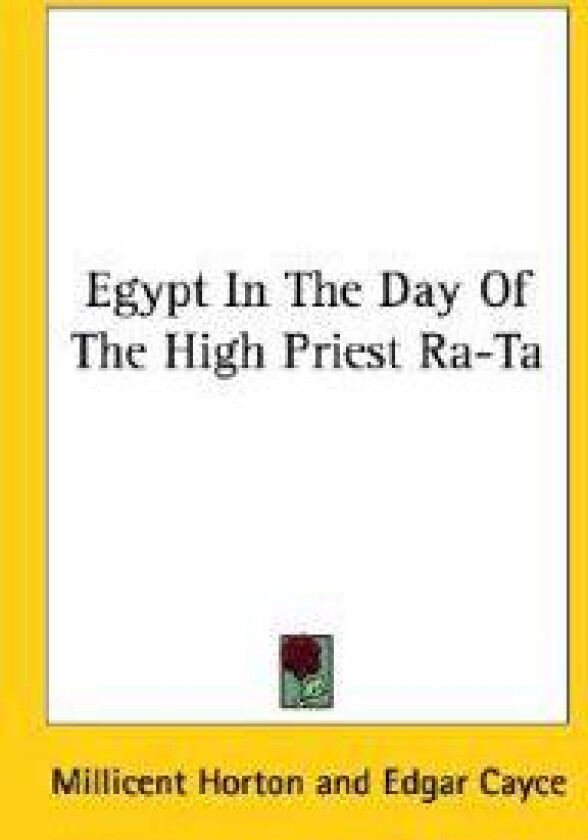 Egypt in the Day of the High Priest Ra-ta