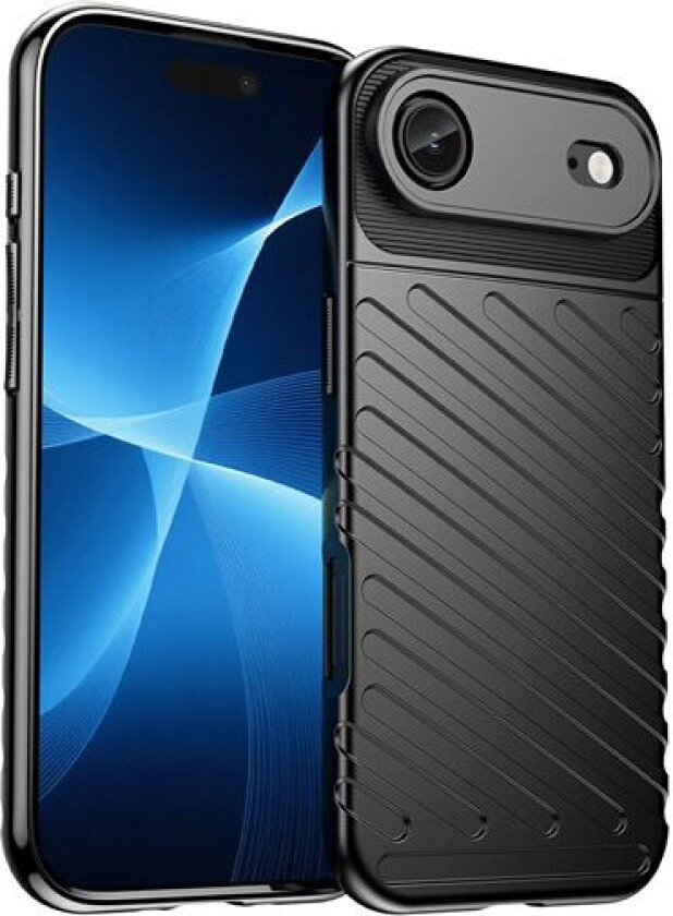 Thunder-etui for iPhone 17 Air - svart