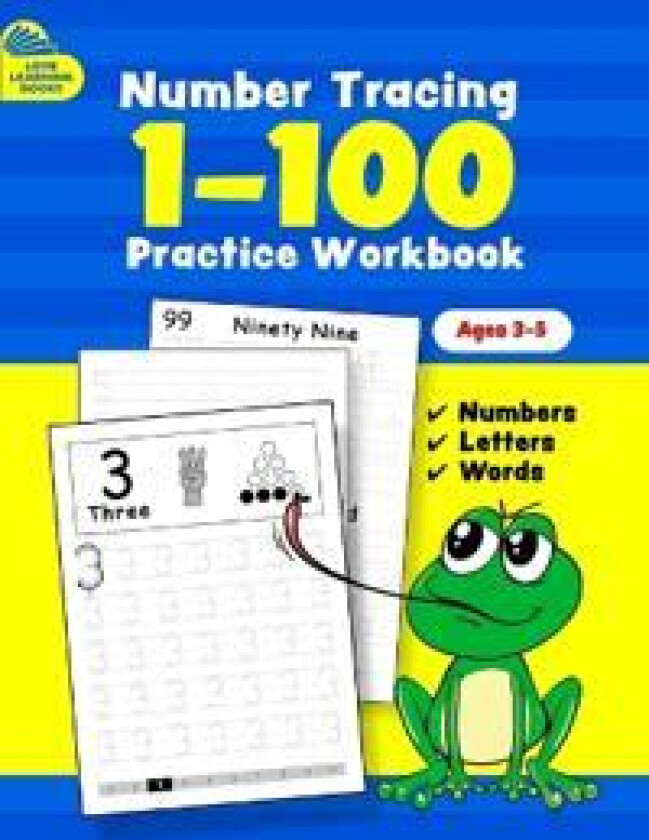 Number Tracing Book for Preschoolers and Kids