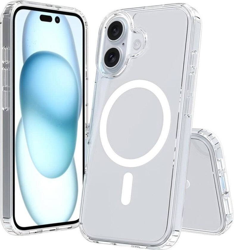 iPhone 16 Plus Magsafe Mobildeksel Gjennomsiktig