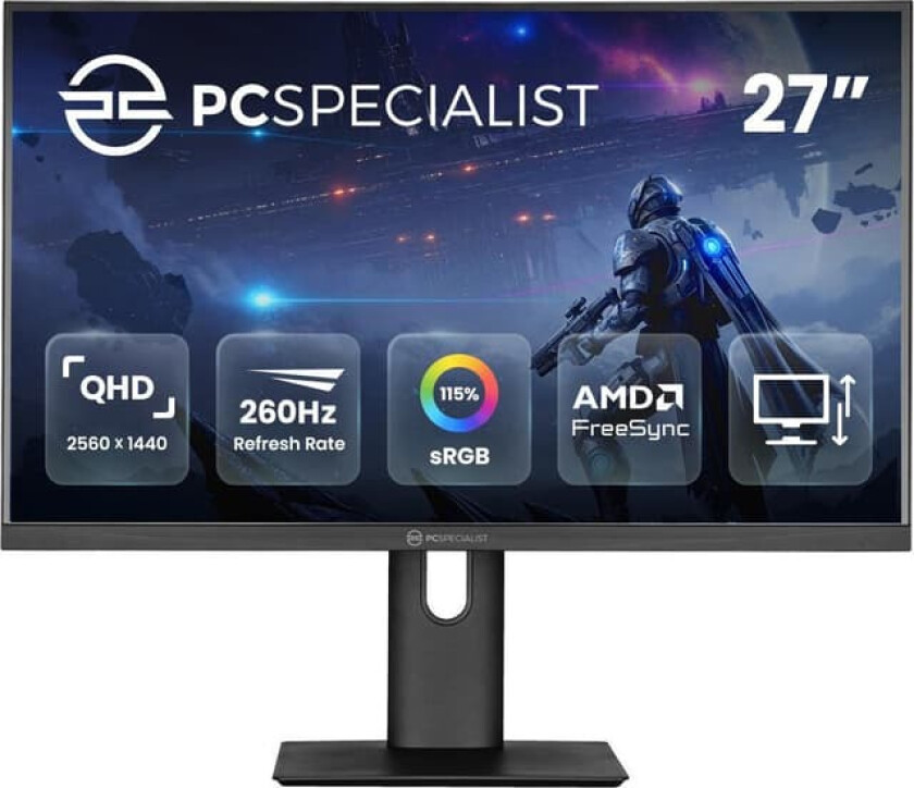 GD-27Q260 27" QHD/IPS/260Hz/1ms gamingskjerm
