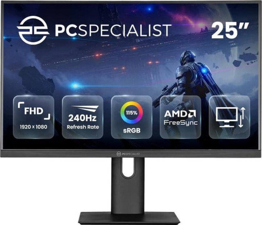GD-25F240 24.5" FHD/IPS/240Hz/1ms gamingskjerm
