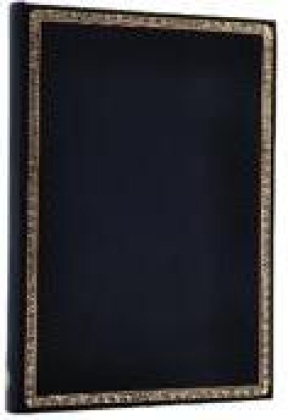 Black Edition Midi Lined Hardcover Journal (Elastic Band Closure)