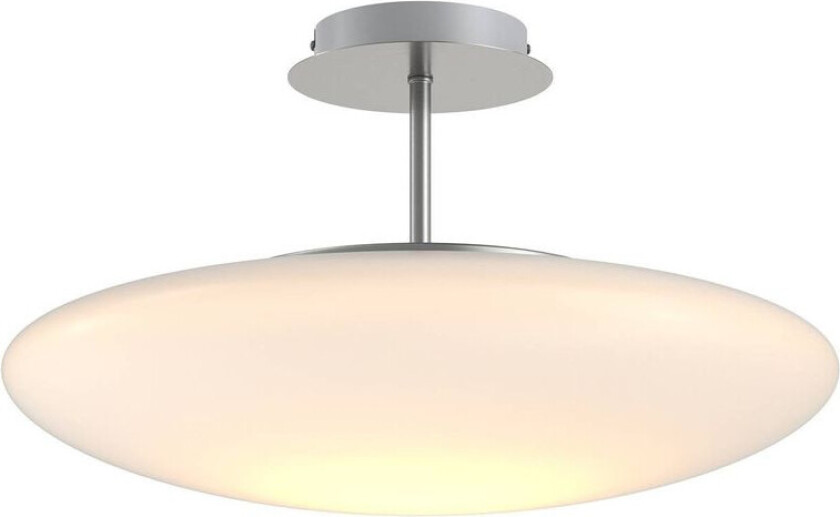 LED-opalglass-taklampe Gunda i hvitt