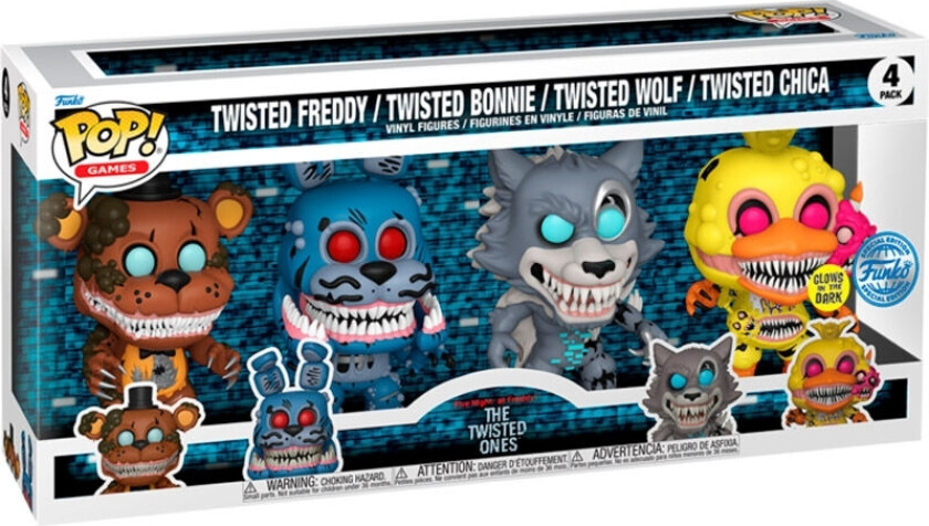 POP pack 4 figures Five Nights at Freddys Exclusive