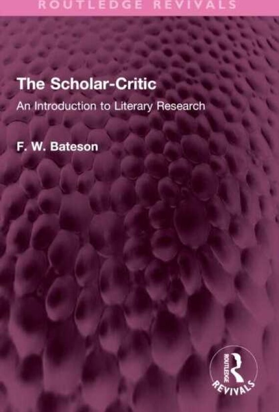 The ScholarCritic An Introduction to Literary Research