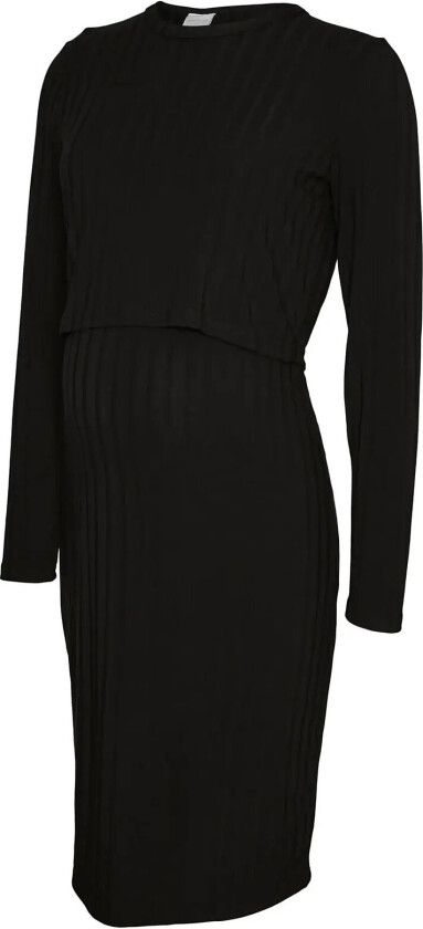 Mllucy June Ls 2-In-1 Jrs Abk Dress 2F - Black - M