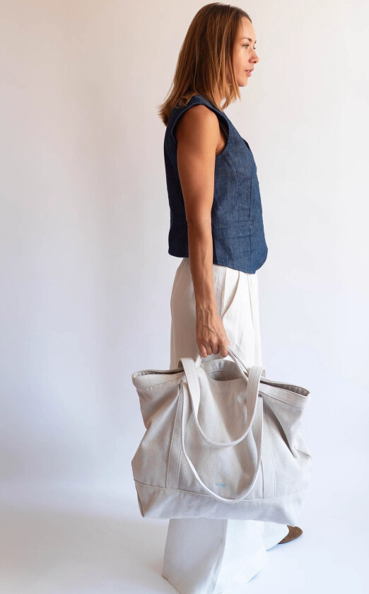 Tote Canvas - Cream - ONE SIZE