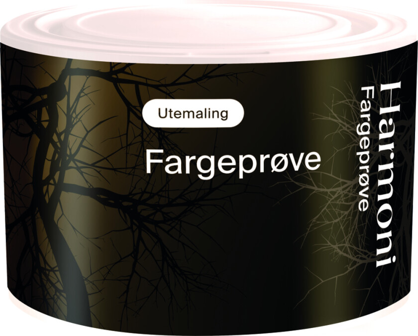 Eksteriørmaling fargeprøve base: oksydrød 0.45l halvblank