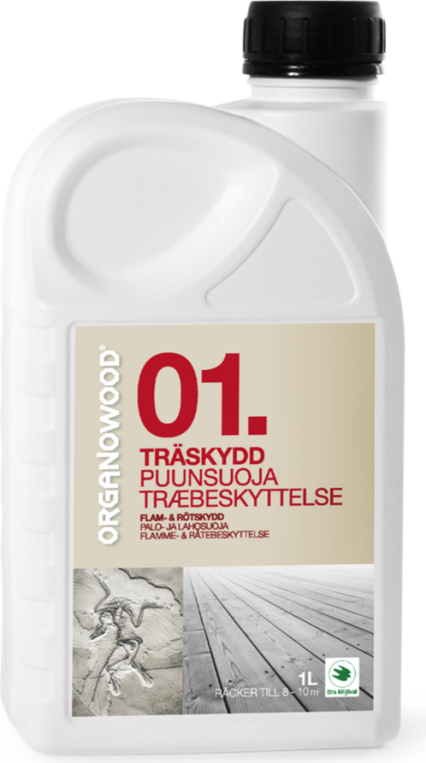 Organowood 01 flamme- og råtebeskyttelse 3l