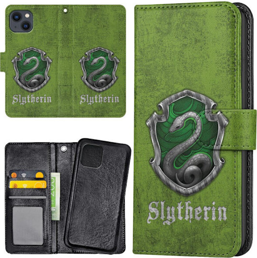 iPhone 15 - Lommebok Deksel Harry Potter Slytherin