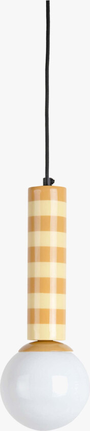 PresentTime Rayado Taklampe, Ochre Yellow/Soft Yellow - Taklamper - Metall