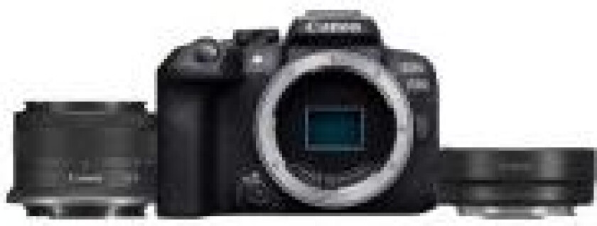 EOS R10 - Digitalkamera - speilløst - 24.2 MP - APS-C - 4K / 60 fps - 2.5optisk x-zoom RF-S 18-45mm F4.5-6.3 IS STM lens - Wi-Fi, Bluetooth