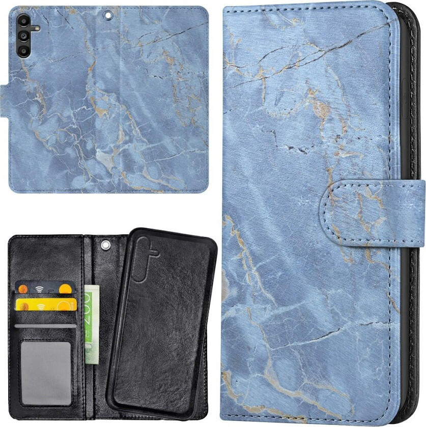 Samsung Galaxy A17 5G - Lommebok Deksel Marmor