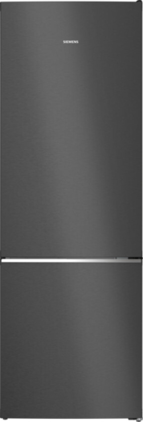 Siemens iQ500 Frittstående kombiskap 203 x 70 cm Mørkt antrasittfarget rustfritt stål, Total noFrost KG49N4XAF
