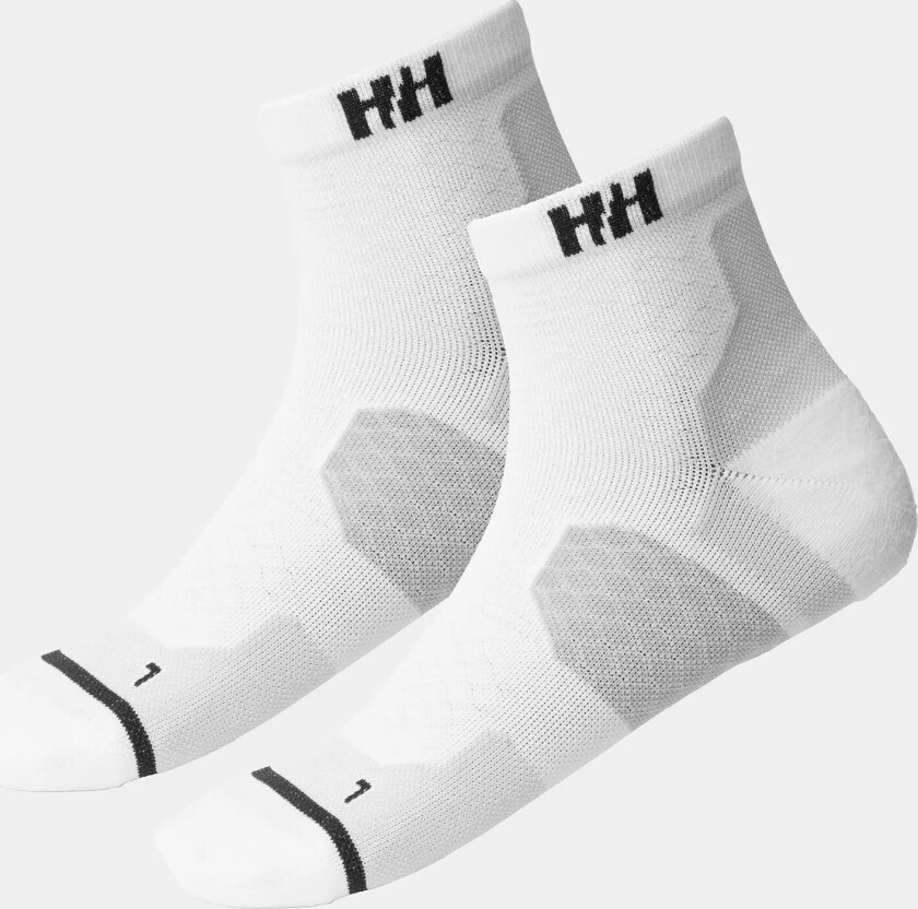 Trail Sokker 2pk Hvit 39-41 Svart39-41