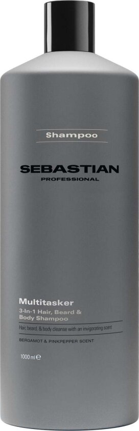 Multitasker for Men 3-in-1 Hair, Beard and Body Shampoo - 1000 ml