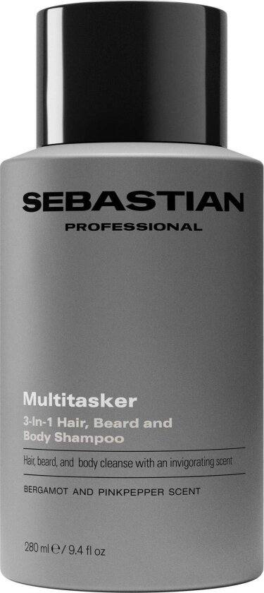 Multitasker for Men 3-in-1 Hair, Beard and Body Shampoo - 280 ml