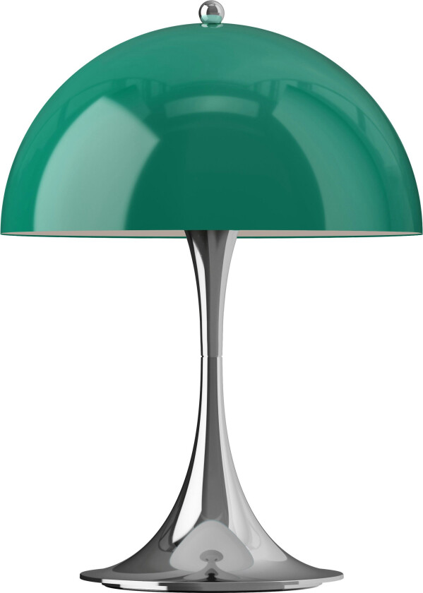 Panthella 250 Bordlampe Bærbar Original Opal Green - Bærbare lamper Sprøytestøpt Abs Krom - 5744613460