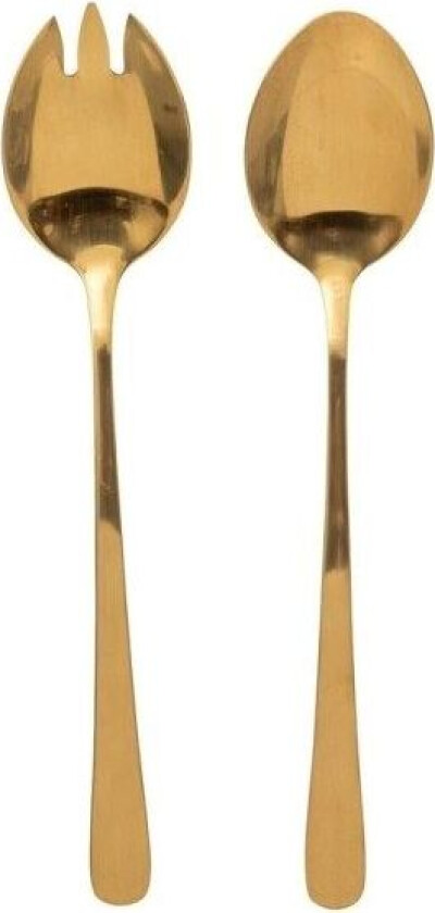 Secret_De_Go Salad Cutlery 2Pcs 194918B Gold