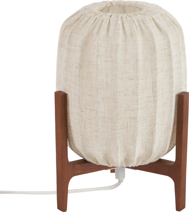 Prisma Mini Anhengslampe Mørk Eik / Naturlig - Bordlamper Lin Natural - B68160000