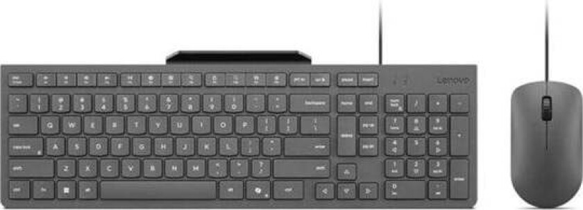 310 - keyboard and mouse set - with phone holder - QWERTY - US English - luna grey Input Device - Tastatur & Mussett - Engelsk (USA) - Grå