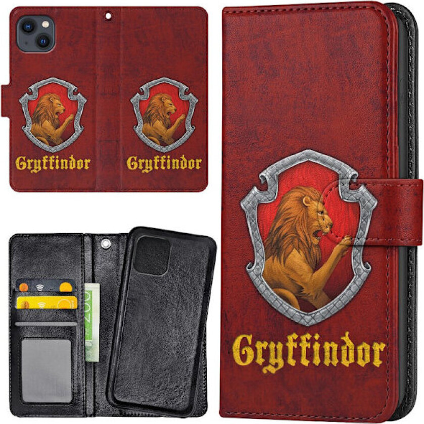 iPhone 15 - Lommebok Deksel Harry Potter Gryffindor