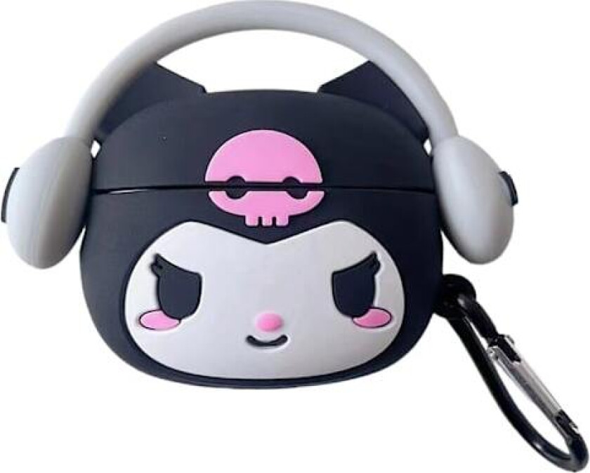 Lilo & Stitch AirPods-deksel - Søtt mykt silikon øretelefondeksel, beskyttelsesdeksel Kuromi Grå Pro Kuromi Grå Pro