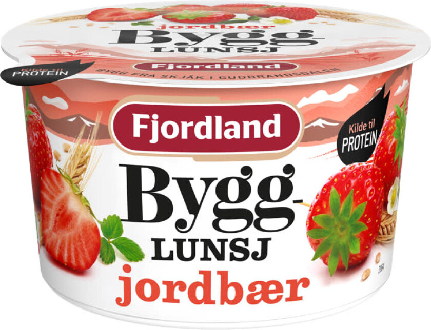 Byggrynlunsj m/Jordbær 150g Ltd