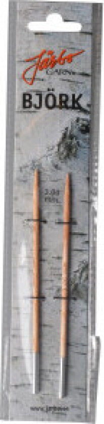 Björk Utskiftbare Rundpinner i Bjørk 13cm 3,00mm US2.5