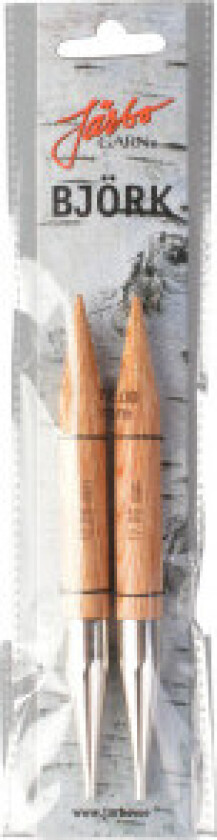 Björk Utskiftbare Rundpinner i Bjørk 13cm 12,00mm US17