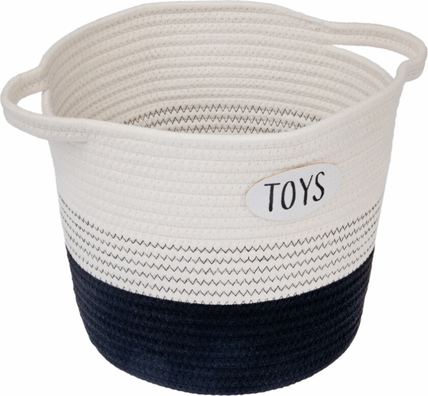 oppbevaringskurv til leker - Ø 27 x H 24 cm