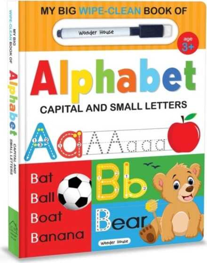 My Big Wipe And Clean Book of Alphabet Capital And Small Letters