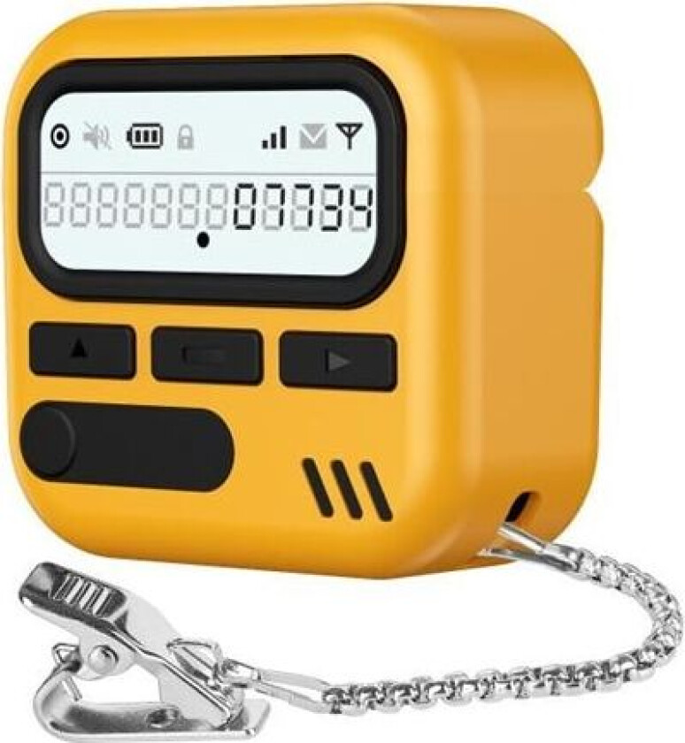 Retroinspirert AirPods 4-deksel – Gul