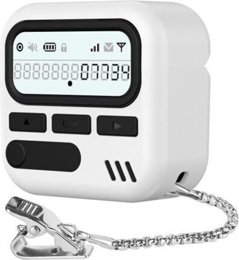 Retroinspirert AirPods 4-deksel – Hvit