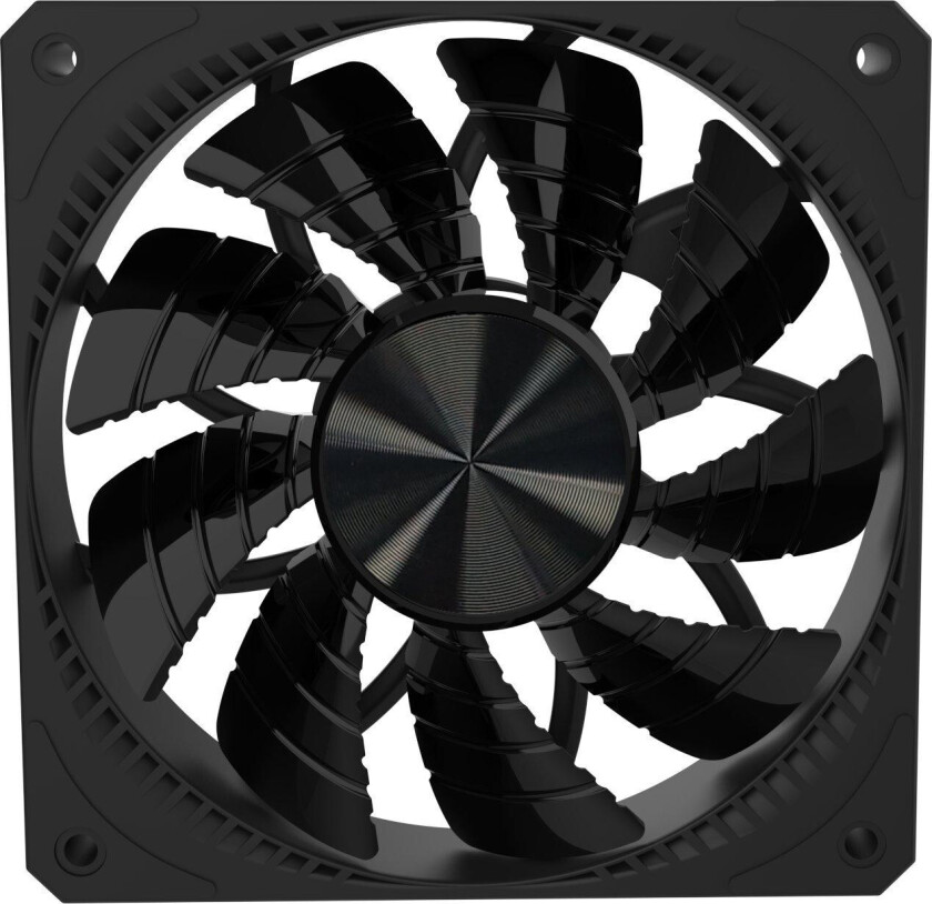 Preyon Falcon Eye 120 PWM Kabinettvifte - 120mm, Sort, 3-pakning