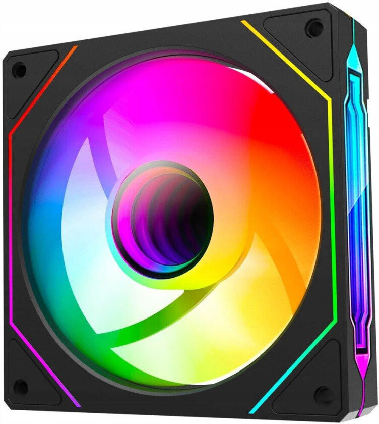 Rampage 7C-120S ARGB PC-vifte - 120mm - Svart