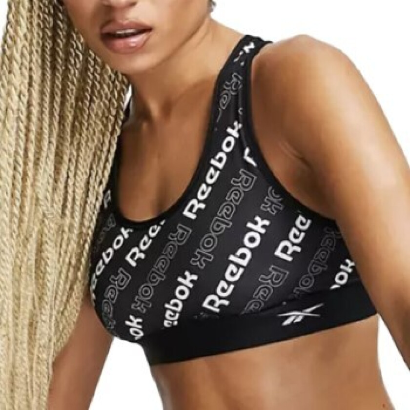 BH Bobbie Sports Crop Top Svart mønstret X-Small Dame