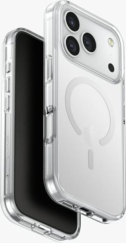 Uniq Clario Magclick ladeveske for iPhone 17 Pro - gjennomsiktig