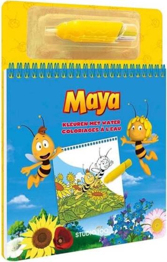 Maya Coloring Book - Coloring with Water