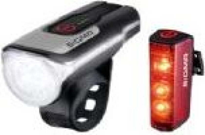 Bilde av Sport Aura 80 + Blaze Set, Frontlys + baklys (sett), Sort, IPX4, LED, Rød/hvit, 80 lm