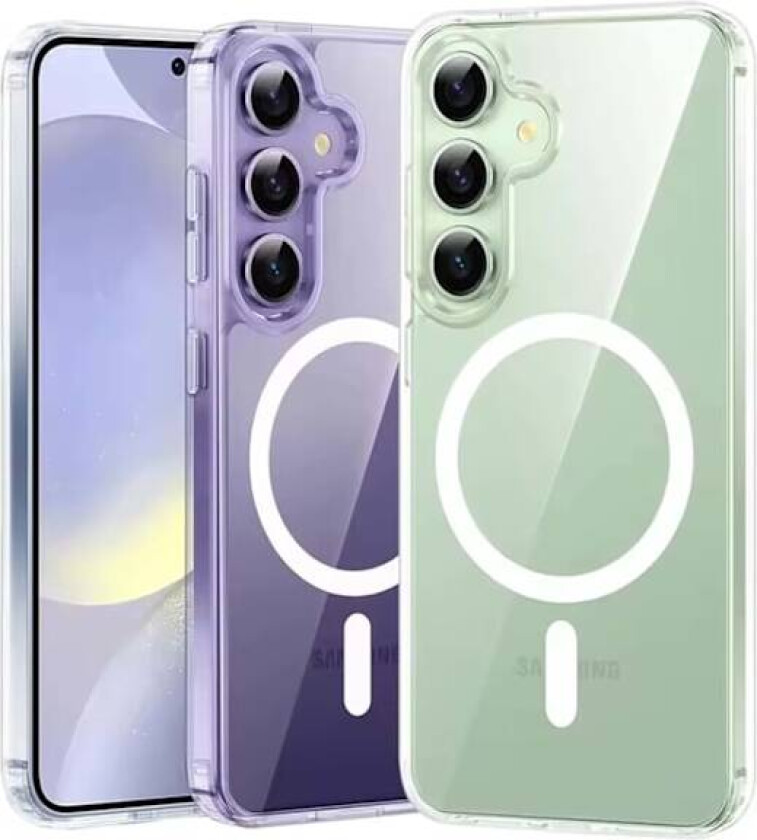 Galaxy S24 Magsafe Mobildeksel Gjennomsiktig