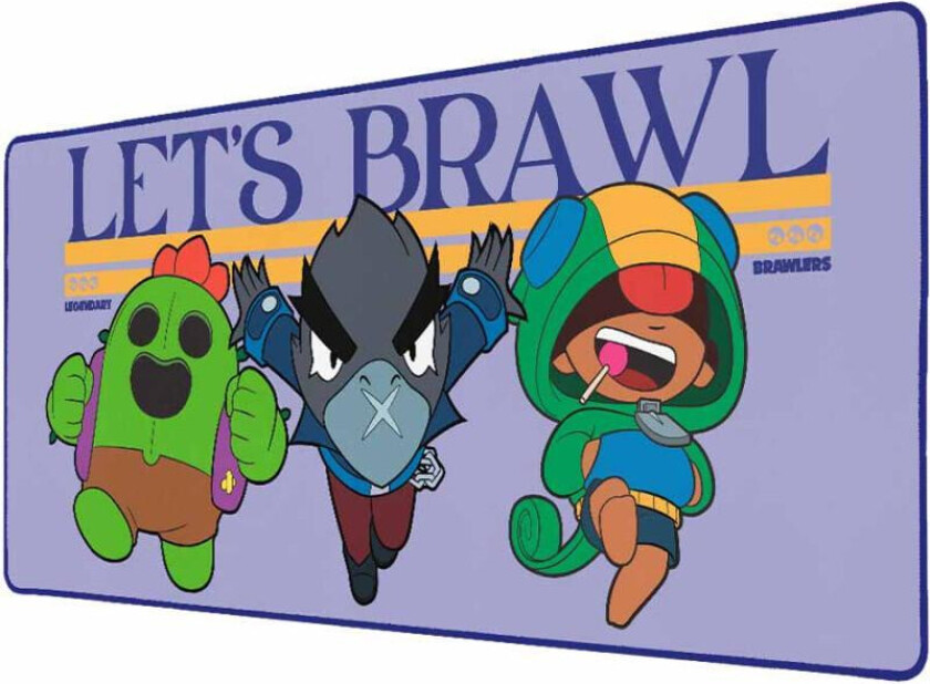 XXL Gaming Musematte - 90x40cm - Brawl Stars Legendary