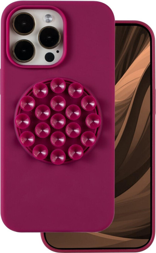 Silikon Deksel til iPhone 17 - Maroon