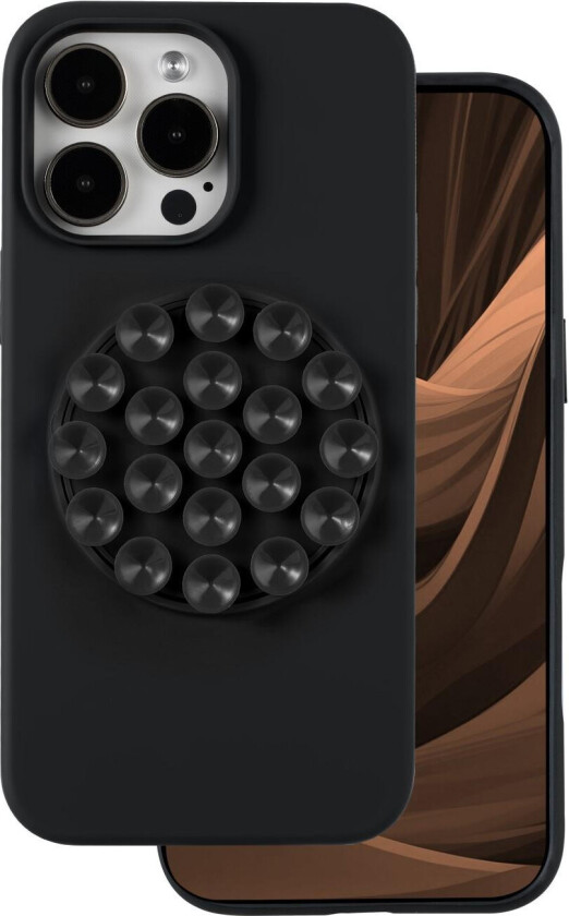 Silikon Deksel til iPhone 17 - Svart