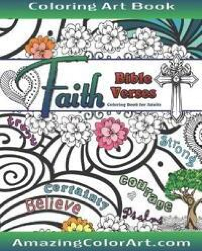 Faith Bible Verses Coloring Book for Adults